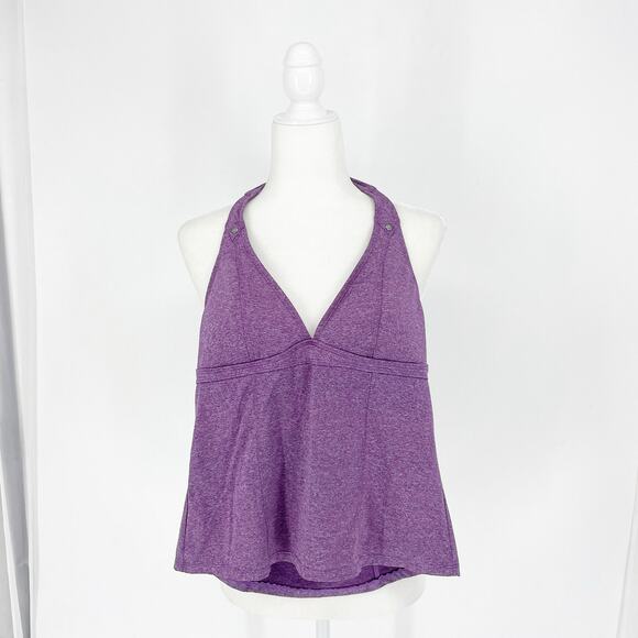 Athleta Other - Athleta Purple Halter Swim Top Size Medium